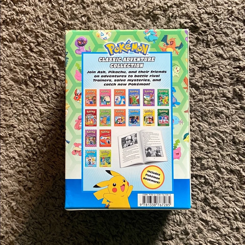 Pokemon Classic Adventure Collection Book Set 8 Books 16 Stories
